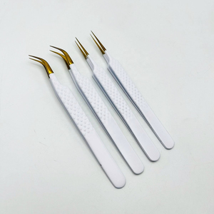 Eyelash Tweezer For Personal Care False Eyelash Placement & <b>Removing</b> Lashes Non Slip Ergonomic Design Grips Custom <b>Box</b> Packing - Product Image 1