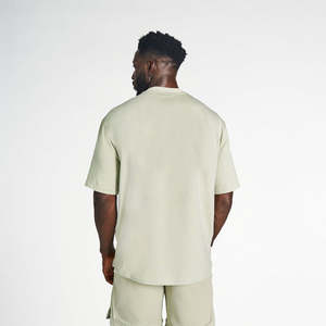 Camiseta de Hombre, Corte Regular, Color Verde Salvia Claro, 100% Algodón, Cuello Redondo, Estilo Casual Urbano, Marca Privada Personalizada, Secado Rápido, Manga Corta - Product Image 2