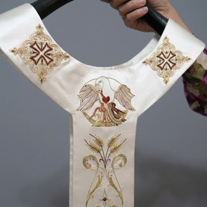 Custom Handmade Embroidery Breathable Silk <b>Scarf</b> <b>Square</b> Casual Neck Strap Four Seasons Decorative OEM-Service - Product Image 6
