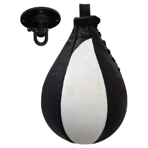 Custom Professional Leather <b>Boxing</b> Equipment Double End <b>Speed</b> Ball and OEM Hanging Punching <b>Bag</b> for Martial Arts Training - Product Image 5