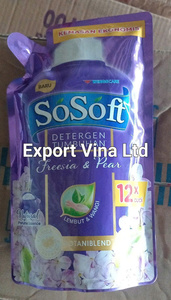 SoSoft <b>Liquid</b> Detergent Freesia & Pear Refill 360ml x 12 pcs - Product Image 3
