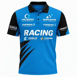 Polo de course personnalisé MX MTB BMX léger et respirant à manches courtes pour motocross, tenue d'équipe, faible MOQ, OEM - Product Image 2