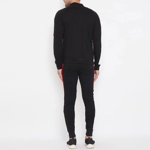 Ensemble de survêtement sportif personnalisé pour homme, à capuche, longueur genou, léger, avec blocs de couleur |   Extensible dans quatre sens |   Vêtements de sport en gros pour les salles de sport | - Product Image 2