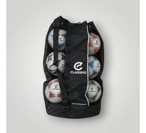 Sac de rangement pour ballons de sport avec cordon de serrage, design en maille pour football, basketball, volley-ball, baseball et football américain, en tissu portable - Product Image 2