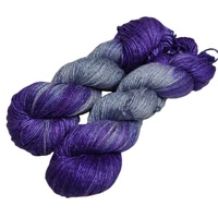 100% pur fil de soie filé fabriqué à partir de cocon de soie de mûrier utilisé pour tapis touffetage à la main tissage tricot Crochet Art et artisanat