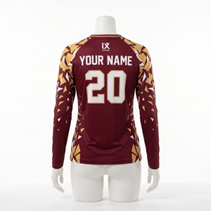 Camiseta de Voleibol Personalizada para Hombre, sin Mangas, Cuello Redondo, Secado Rápido, 100% Poliéster, Nombre del Equipo y Número Sublimados en la Parte Delantera y Trasera - Product Image 2