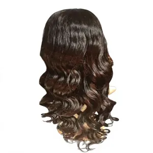 Peluca de cabello humano sin pegamento, onda de agua, color negro natural, pelucas con frente de encaje para mujeres, línea de cabello pre-arrancada, cabello de bebé - Product Image 5
