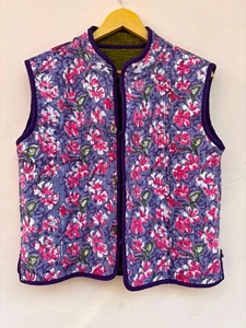 Suzani Embroidery Cotton <b>Velvet</b> Short Vintage Beaded Floral Sleeveless Vest Boho Hippie <b>Jacket</b> Women Ethnic Winter - Product Image 3