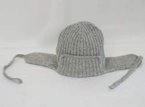 หมวกไหมพรมขนแกะมองโกเลียออร์แกนิกระดับพรีเมียมสำหรับฤดูหนาว |   หมวกบีนนี่ถักแบบเรียบสีเทาเป็นมิตรกับสิ่งแวดล้อม |   หมวกปรับได้แบบยั่งยืน จำนวนมาก - Product Image 4