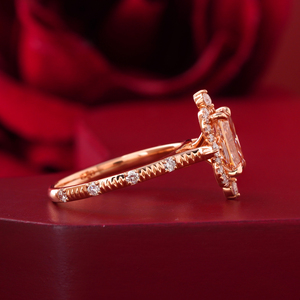 แหวนเพชรแล็บโกรว์ 1.30 กะรัต VVS2 ฝังแบบหนามเตย ทองคำแท้ 14K - Product Image 2