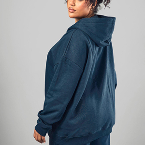 OEM/ODM Custom Printed Winter Fashion Plus Size Casual Acid Wash Stonewashed Vintage <b>Y2K</b> Zip Front Hoodie <b>Streetwear</b> Womens - Product Image 2