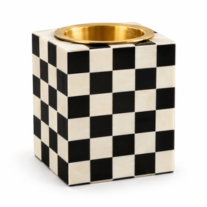 Ensemble de brûleurs d'encens en résine effet marbre faits à la main avec insert et couvercle en acier inoxydable, brûleur de parfum décoratif pour la maison, vente en gros - Product Image 3