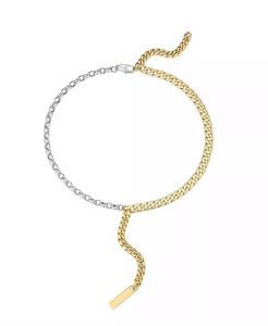 Collana placcato in oro 14K a catena bicolore | Macy's - Product Image 1