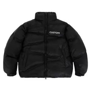 Veste matelassée en duvet pour homme, vente chaude, personnalisable, légère, chaude, coupe ample, coupe-vent - Product Image 6