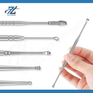 Kit professionnel de nettoyage des oreilles 6 pièces, curettes en acier inoxydable de qualité, outils de retrait de cérumen, kit d'hygiène réutilisable, Pakistan - Product Image 2