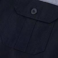 Combinaison de travail noire pour homme PUFFIN SPORTS avec bandes réfléchissantes, uniforme de sécurité en coton, vêtements de travail industriels et de construction