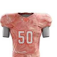 Uniforme de Fútbol Americano Personalizado para Adultos, Uniforme de Fútbol Nacional de Alta Calidad para Hombre, Tela de Poliéster Transpirable, Logotipo Personalizado
