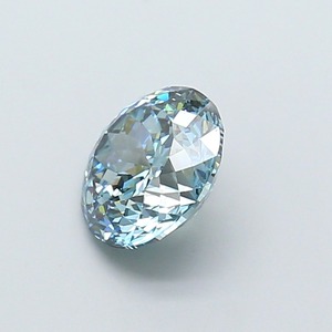 Diamant CVD de qualité supérieure, vert-bleu intense, taille portugaise, clarté VS1, polissage excellent, pierre précieuse cultivée en laboratoire pour la création de bijoux de luxe. - Product Image 2
