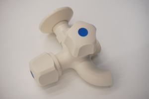 Grifo de Agua Fría para Baño Moderno y Ecológico de POM, Acabado Blanco, Grifo Utilitario con Servicio de Marca Privada - Product Image 5