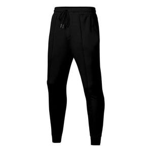 Unisex <b>Black</b> Hooded Tracksuit Set Full Sleeve Solid Color Cotton Casual Wear With Drawstring Closure And Side Pockets Autumn - Product Image 3