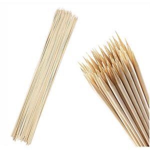 Pincho de bambú Biodegradable ecológico 100% Palos de pincho de bambú natural Contacto desechable WA + 84916930070 - Product Image 1