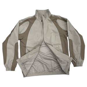 Windbreaker Tracksuit Breathable 100% Polyester High Quality Zip up Windproof Reflective Nylon Windbreaker Tracksuit In 2025 - Product Image 4