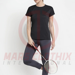 Camiseta deportiva de secado rápido, ligera, transpirable, para entrenamiento, fitness, gimnasio, para mujer. - Product Image 5