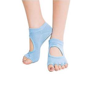 Lot de 3 paires de chaussettes de sport pour yoga à bout ouvert - Product Image 4