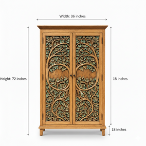 Excellent Quality Wooden <b>Storage</b> Cabinet With Durable Solid Wood Build And Multi Purpose <b>Storage</b> Space Available For Sale - Product Image 5
