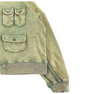 Sudadera con Capucha de Felpa 100% Algodón de 500 g/m² para Hombre, Sudadera de Invierno con Logotipo Bordado e Impresión en Relieve 3D, Venta al Por Mayor - Product Image 6