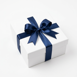 Neelkamal Industries 25MM Navy Blue Single Face Satin <b>Ribbon</b> Shiny Polyester for Gift Wrapping Packaging Wholesale Wedding Decor - Product Image 2