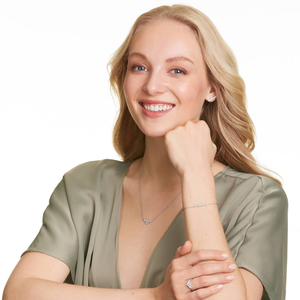 Collar de Cadena de Plata 925 de Moda, Estilo Elegante con Brillantes Diamantes Moissanite, Joyería Minimalista y Elegante, Regalo para Mujer - Product Image 5