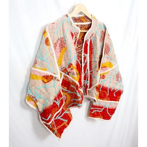 Exclusive Collection One-of-a-kind Patchwork Vintage Kantha <b>Jacket</b> Designer Boho <b>Hippie</b> Women <b>Jacket</b> Kantha women wear <b>jacket</b> - Product Image 5
