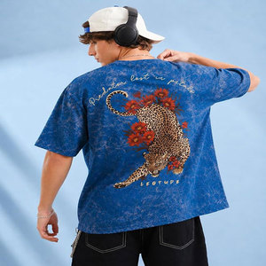 Camiseta de Manga Corta para Hombre, Corte Regular, Tejido Sólido 100% Algodón, con Diseño Personalizado, Secado Rápido, Antiarrugas, Transpirable - Product Image 4