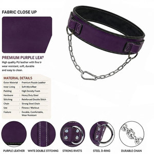Ceinture de musculation en cuir de vachette véritable avec logo personnalisé, respirante, antidérapante, élastique et épaisse pour la salle de sport - Product Image 6