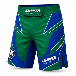 Pantalones Cortos de MMA Transpirables de Secado Rápido de Alta Calidad para Hombre, Tela Elástica de Poliéster y Spandex, Servicio OEM Personalizable - Product Image 5