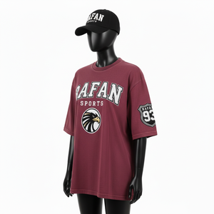 เสื้อยืดโอเวอร์ไซส์ผู้หญิง ผ้าคอตตอนเจอร์ซีย์พรีเมียม GSM เนื้อผ้านุ่ม ระบายอากาศได้ดี สกรีนโลโก้ตามสั่ง เสื้อยืดโอเวอร์ไซส์ผู้หญิง ผ้าคอตตอน - Product Image 4