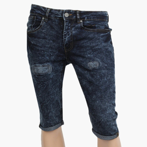 Pantalones Cortos de Mezclilla para Hombre, de la Mejor Calidad, Nuevo Modelo, Cintura Elástica, Corte Ajustado, 100% Algodón, Servicio OEM, Hechos en Pakistán - Product Image 5