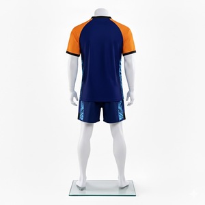 Conjunto de Uniforme de Rugby Transpirable Personalizado, Jersey y Pantalones Cortos Sublimados, Fabricante OEM ODM, Proveedor de Ropa Deportiva para Equipos de Rugby al por Mayor, 100% - Product Image 2