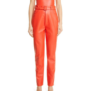 Pantalones de Cuero de Invierno para Mujer, Estilo Urbano, Ligeros, Impermeables, Cómodos, con Apariencia Elegante para Uso Casual al Aire Libre - Product Image 1