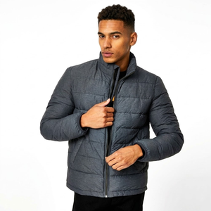 Lightweight Waterproof Breathable Windbreaker Winter <b>Puffer</b> <b>Jacket</b> Front Stand Collar Reversible Design <b>Cheap</b> Price for Sale - Product Image 1