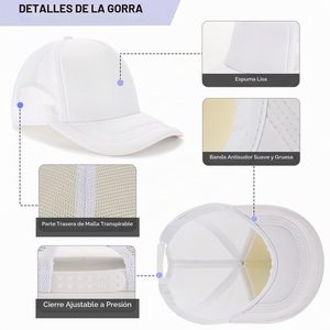 Gorra Trucker Premium de Poliéster con Bordado 3D, Correa Ajustable, Estilo Casual Urbano, para Adultos, Primavera/Otoño - Product Image 6
