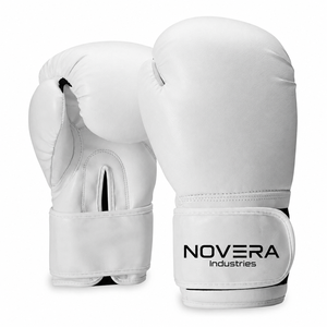 Gants de boxe en cuir avec logo personnalisé, sangle de poignet, gants d'entraînement MMA, cuir PU, 6Oz-16Oz, toutes tailles et couleurs - Product Image 6
