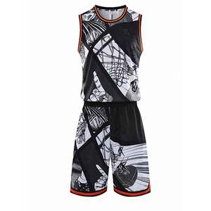 Uniforme de basket-ball classique 100 % polyester pour équipe |   Ensemble d'été sans manches respirant |   Technologie de rétention de forme Talent Sports - Product Image 1