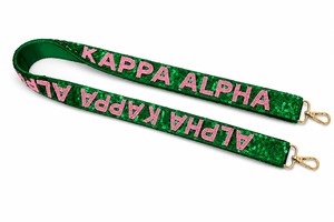 Sangles de ceinture personnalisées avec lettres grecques perlées, accessoires promotionnels, logo personnalisé pour sororité, tailles ajustables pour les étudiantes. - Product Image 3