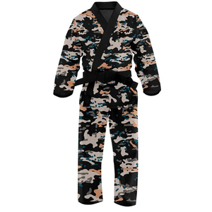Uniforme d'arts martiaux haute performance, kimono de karaté blanc avec tissu absorbant la transpiration et ceinture rouge durable pour la pratique quotidienne - Product Image 4