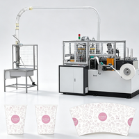 Maquinaria de Bajo Ruido para Vasos de Papel, para el Procesamiento de Materia Prima de Vasos de Café Impresos Personalizados, Máquina para Fabricar Vasos de Papel