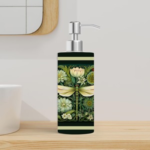 Distributeur de lotion à motif floral, pompe à lotion élégante, accessoire de salle de bain parfait pour la maison et les cadeaux, fabriqué en Inde - Product Image 3