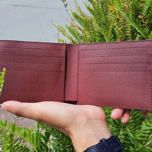 Cartera de cuero para hombre de diseño, tarjetero delgado con RFID, proveedor al por mayor, OEM, marca personalizada, exportación, calidad premium en venta - Product Image 5