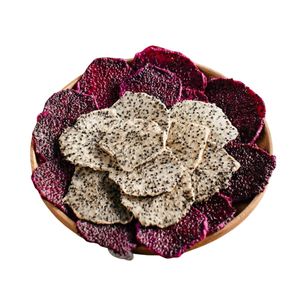 Rodajas de Pitaya Roja Deshidratada Suave para Snacks y Procesamiento de Alimentos - Product Image 1